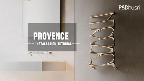 Easy Install Of Luxurious Heated Towel Bar?——P&Bhusri heated radiator Provence